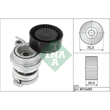 Napínák, žebrovaný klínový řemen Schaeffler INA 534 0708 10