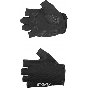 Cyklistické rukavice Pánské cyklistické rukavice Northwave Active Short Finger černé L
