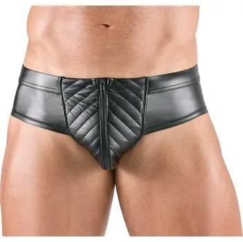 Pánské erotické prádlo Svenjoyment Open Back Briefs with Stitched Pouch 2120453 Black Velikost XL