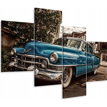 Obraz Vícedílný obraz – Veterán auto 3D 80x50 cm