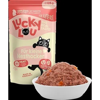 Krmivo pro kočku Lucky Lou Lifestage Kitten s drůbežím masem 125 g
