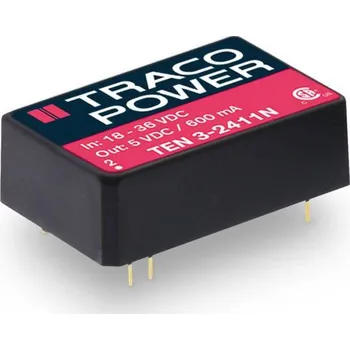 Měnič napětí TracoPower TEN 3-4812N DC/DC měnič napětí do DPS 48 V/DC 12 V/DC 250 mA 3 W Počet výstupů: 1 x Obsah 1 ks
