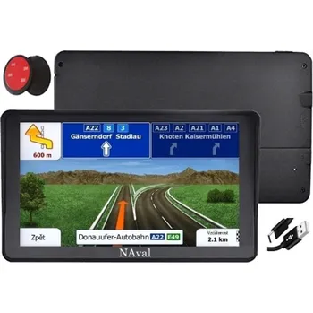 GPS navigace NAval 7" GPS navigace se clonou pro kamiony a autobusy