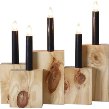 Svícen STAR SVÍCEN KAPA PŘÍRODNÍ 5 ŽÁROVEK 258-01