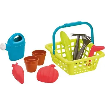 Hračka na písek Zahradní koš s příslušenstvím 23 cm