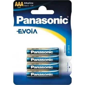 Článková baterie PHIL PANASONIC BATERIE EVOLTA LR03EE/4BP, AAA 1,5V ALKAL. BL.4KS
