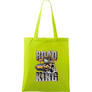 Road King válec - Taška bavlněná - 42 x 38 cm ( Limetková )