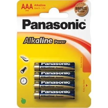 Článková baterie PHIL PANASONIC BATERIE LR03APB/4BP, AAA 1,5V ALKAL. BL.4KS