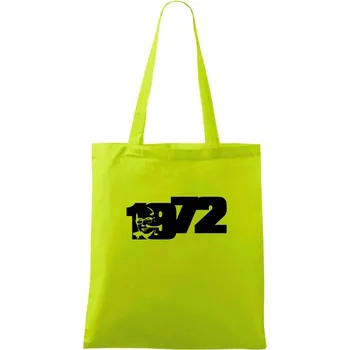 Husákovo dítě - 1972 - Taška bavlněná - 42 x 38 cm ( Limetková )