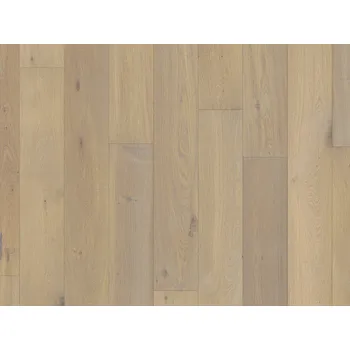 dřevěná podlaha Esco Soft tone Original třívrstvá dřevěná podlaha Smoked ecru 15/4x190 mm, 1 m²