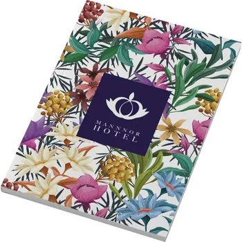 Zápisník Poznámkový blok Novella Austen A6 s měkkou vazbou – 50 listů - Bílá