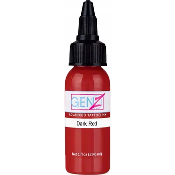 Tetovací barva INTENZE GEN-Z DARK RED 30 ml INKOUST barva na tetování