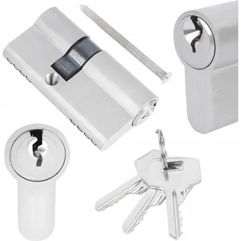 Vložka do dveří Vložka do dveří A&B nikl 35/50 (Cylindrická vložka) + 3 klíče