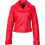 GAUDI Logo Red kožená bunda L Červená