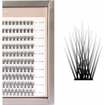 Řasenka Master Box 40D ULTRA VOLUME trsy kępki pro make-up 8-14mm zakřivení B