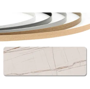 Kuchyňská pracovní deska POLYFORM Hrana vsouvací do TL Mramor bílý, 1x34x4100mm