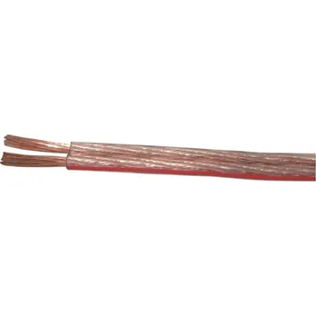 elektrický kabel Reproduktorový kabel SCAY2x2,5mm2 T/T-R (2x0,16CCA x 124) PVC 2X4,0mm /SCY/ max.48V, DV15