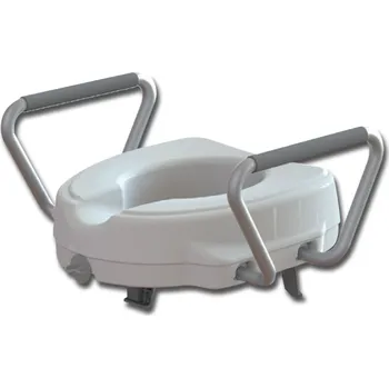 WC sedátko Nástavec na WC s bočním zajištěním s pevnou područkou (Toaletné potreby)