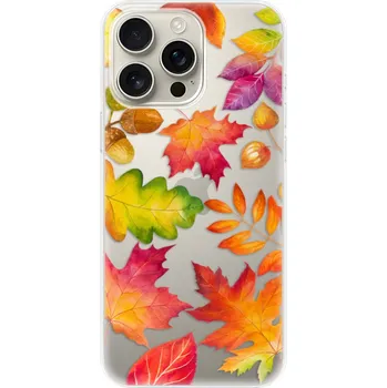 Pouzdro na mobilní telefon Silikonové pouzdro iSaprio - Apple iPhone 16 Pro Max - Autumn Leaves 01 (Odolný silikonový kryt, obal, pouzdro iSaprio - Apple iPhone 16 Pro Max - Autumn Leaves 01 - skvělá ochrana a pružnost, stylový UV potisk, lehkost, tiskne se v České republice)