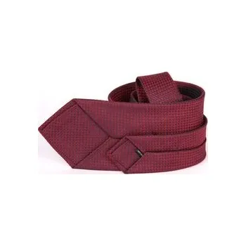 Kravata ELSNER Kravata JEDWAB GRENADYNA GARZA FINA A1156 Bordó OS