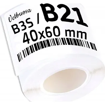 Samolepící etiketa Samolepky 40x60mm 125 ks papírové pro B21 B3S Termo etikety NIIMBOT