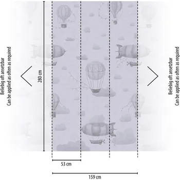 Tapeta A.S.Creation 77061-2 Dětská vliesová tapeta na zeď Lilly&Luis 2028, velikost role 8,8x0,53m