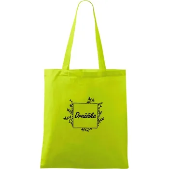 Družička - Taška bavlněná - 42 x 38 cm ( Limetková )