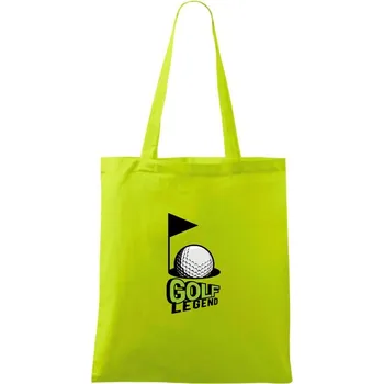 Golf legend - Taška bavlněná - 42 x 38 cm ( Limetková )