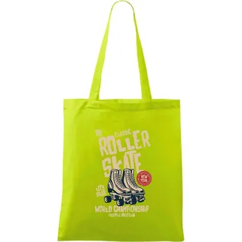 Roller Skate - Taška bavlněná - 42 x 38 cm ( Limetková )