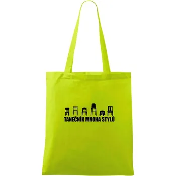Tanečník mnoha stylů - Taška bavlněná - 42 x 38 cm ( Limetková )