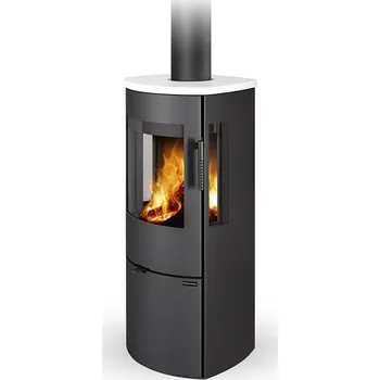 Krbová kamna Krbová kamna Romotop Parla 3S keramika cherry