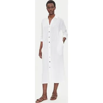 Dámské šaty Iconique Košilové šaty IC25-111 Bílá Regular Fit L