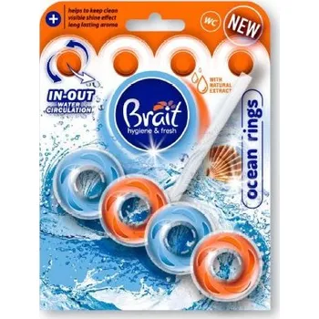 WC čistič Brait kostka do WC RINGO s vůní oceanu 40 g