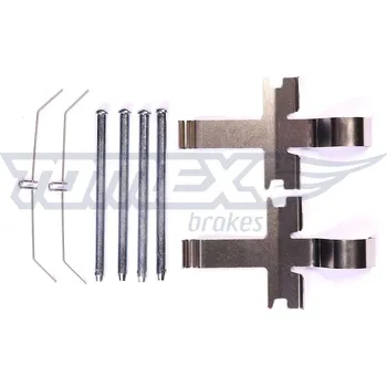 Přislušenství brzdového systému Sada příslušenství, obložení kotoučové brzdy TOMEX C TX 44-09