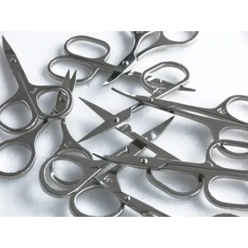 Záděrové nůžky ohnuté