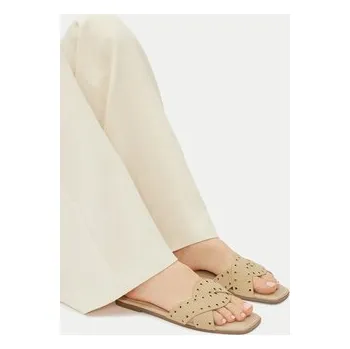 Dámské pantofle Nazouváky JENNY R07072024 Béžová 37