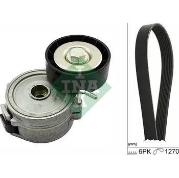 Auto-moto Sada žebrovaných klínových řemenů INA 529 0315 10