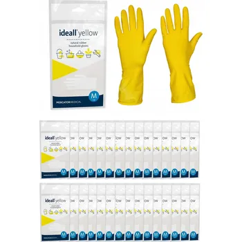 Moto oblečení Rękawiczki Gospodarcze Żółte Lateksowe M 120 párů