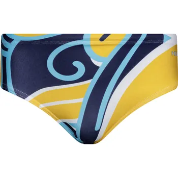 Slipy Pánské plavkové slipy HUUB Brief Jonny navy/yellow M