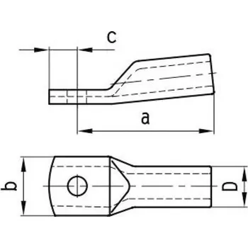 Kabelové oko ELB KAB.OKO 617-065 25 AL