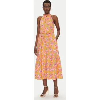 Dámské šaty French Connection Letní šaty 71YQV Oranžová Regular Fit 16_18