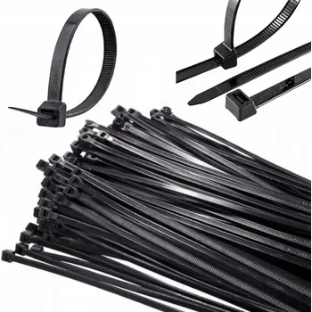 Stahovací páska Kabelová páska TurboTools 4,8 mm x 300 mm ⌀ 300 mm 100 ks