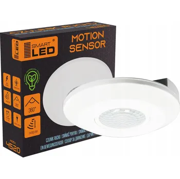 Pohybový senzor Smartled nástěnný 360° na strop s detekcí do 6 m