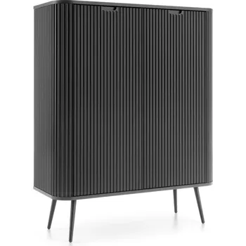 Komoda Komoda ZOVA K103 - Černá / Černé nohy