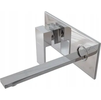 Vodovodní baterie Umyvadlová baterie pod omítku Garmand Lavis stříbrná