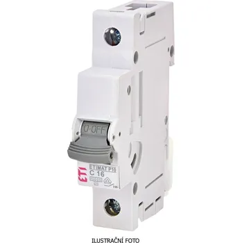vypínač ETI JISTIČ ETIMAT P10 1P C63 10KA 001901036