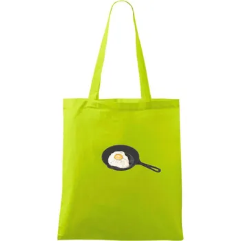 Snídaňová pánvička - Taška bavlněná - 42 x 38 cm ( Limetková )