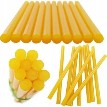 Průmyslové lepidlo MEDOVÉ LEPIDLO PDR do HORKOVZDUŠNÉ PISTOLE, silné a pružné lepidlo 10 Ks