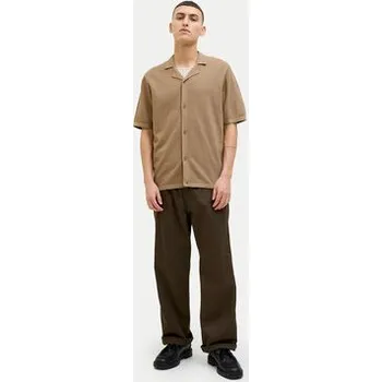 Pánské tričko Jack & Jones Polokošile Orion 12268226 Béžová Relaxed Fit S