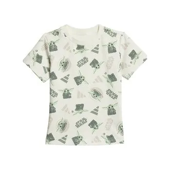 Dámské kraťasy adidas Sada T-shirt a šortky Star Wars The Mandalorian™ JF3628 Zelená Regular Fit 3_6M